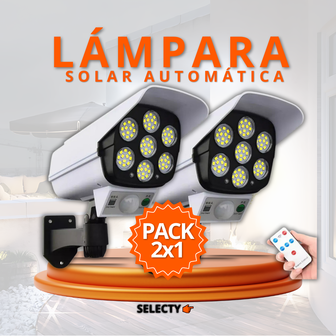 Lámpara Solar Falsa Cámara