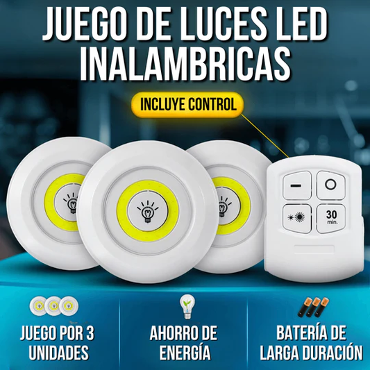 KIT DE LUCES LED INALÁMBRICAS